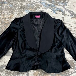 BCBG Girls Jacket - Size M - Like New - Shiny Velvet - Perfect for Any Occassion